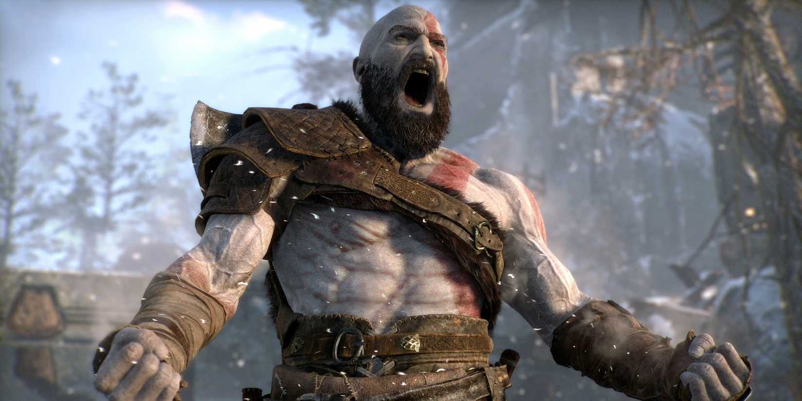 Kratos unleashes his Spartan fury