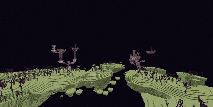 Minecraft - two Ender Cities