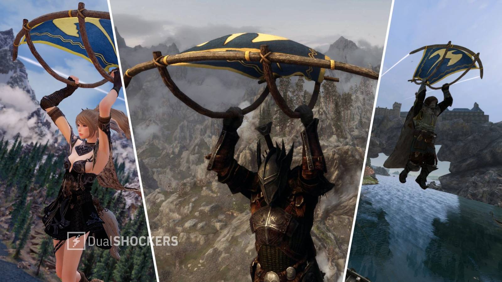 Skyrim Mod Lets Players Paraglide Like Breath Of The Wild