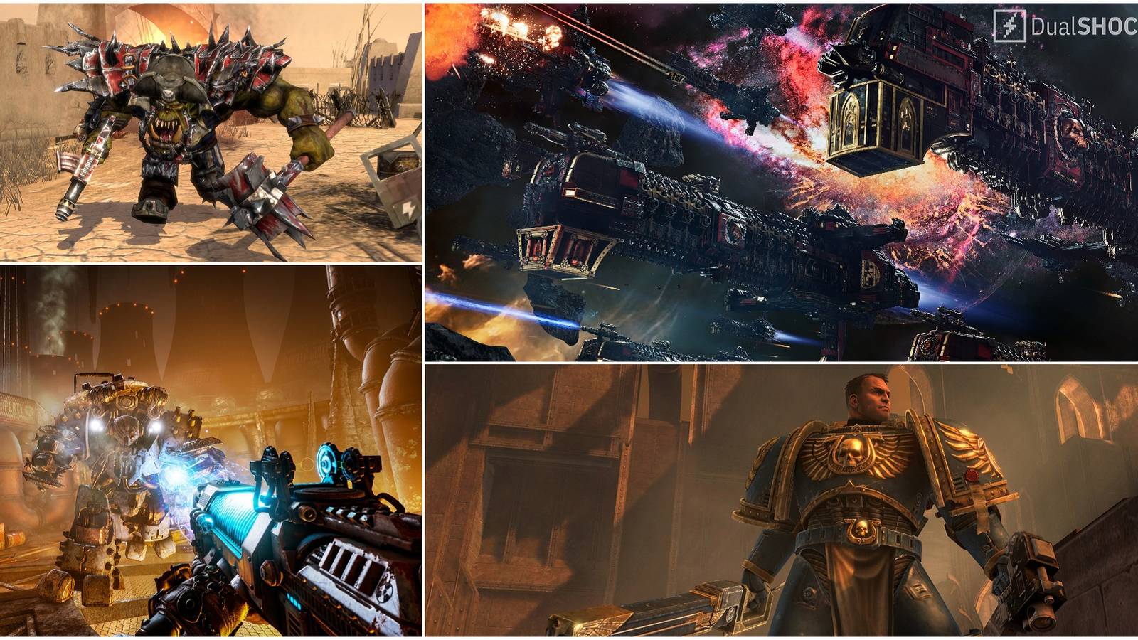 Some of the best Warhammer 40K games, including Space Marine and Dawn of War II