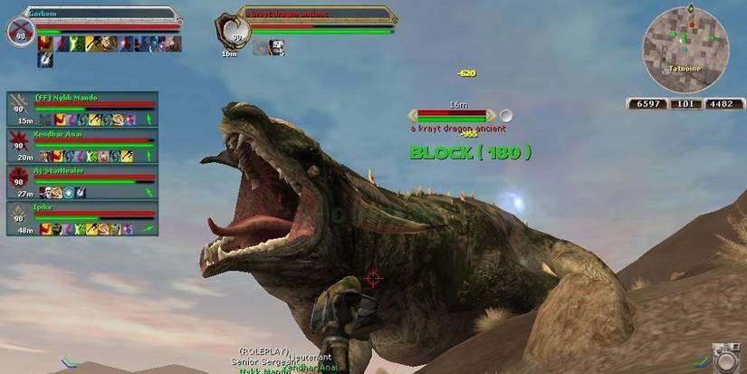 Star Wars Galaxies Krayt Dragon