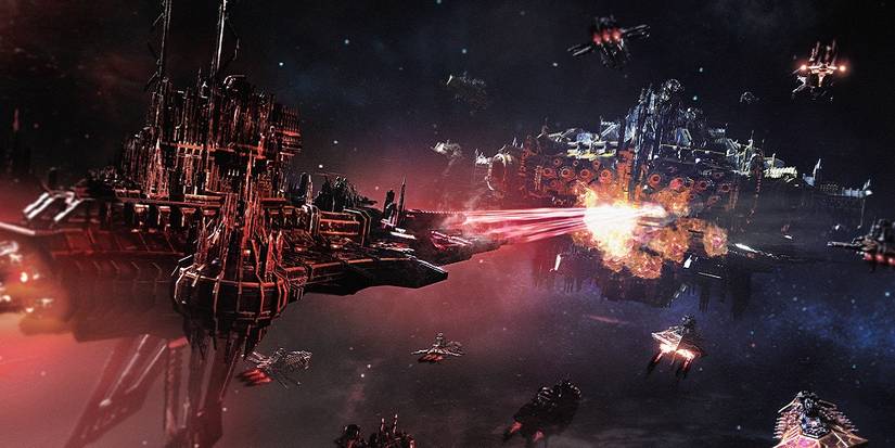 Ship-to-ship combat in Battlefleet Gothic: Armada 2