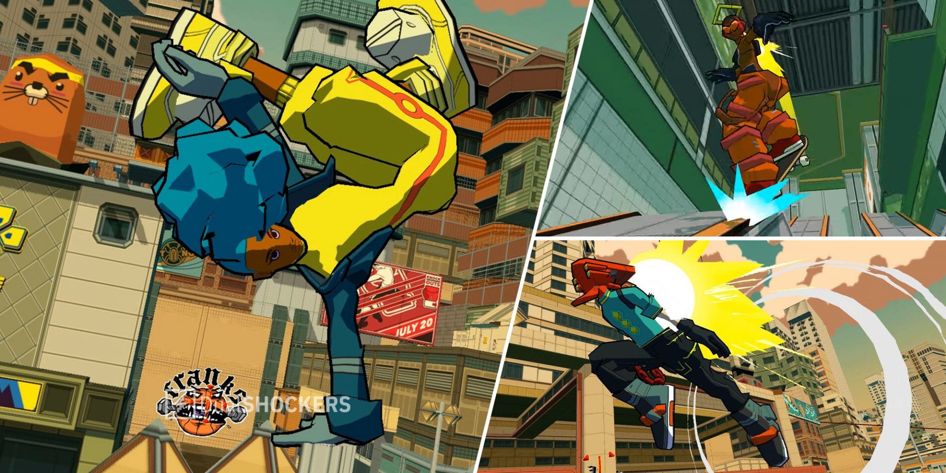 Bomb Rush Cyberfunk gameplay