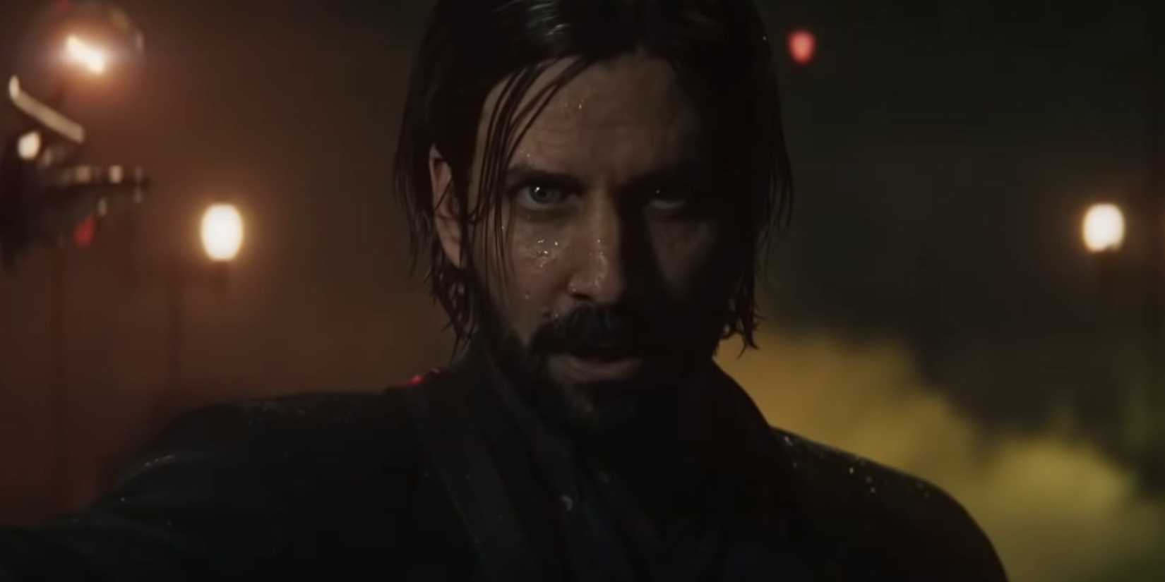 Alan Wake 2 close up of protagonist 