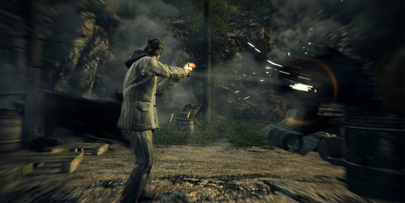 Alan Wake Gameplay With Jake Fischer Aiming Light