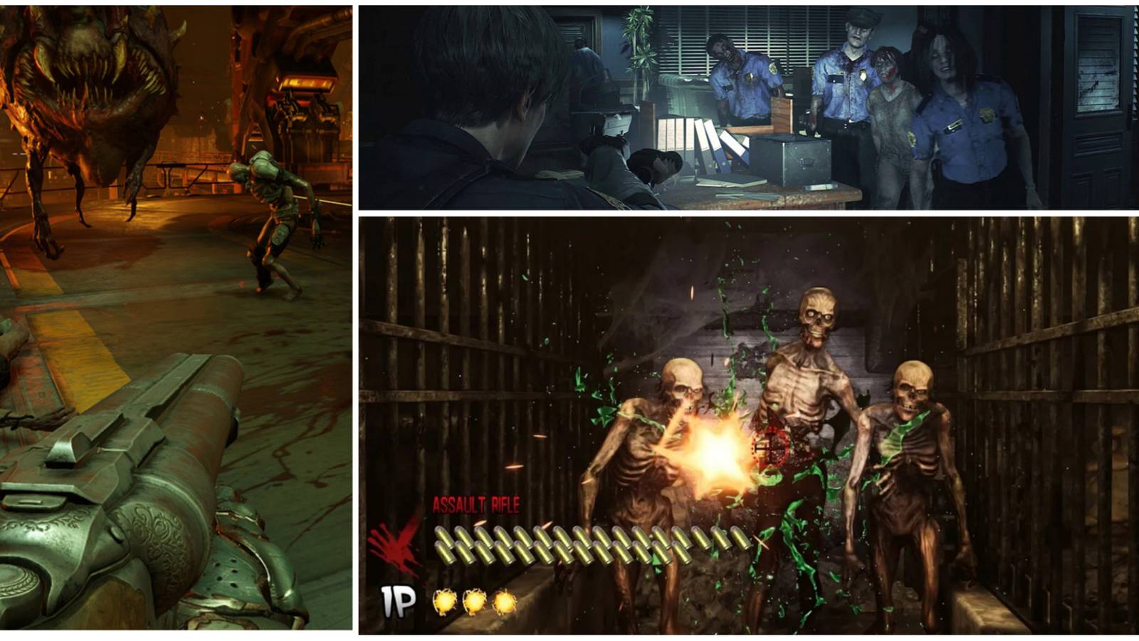 Doom 2016, Resident Evil 2 Remake, And The House Of The Dead Remake