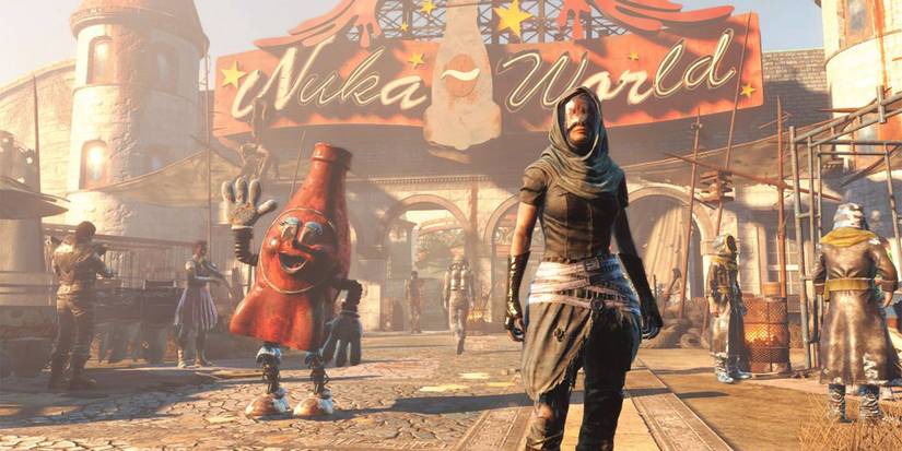Fallout 4 Character Stands Still Next Nuka World