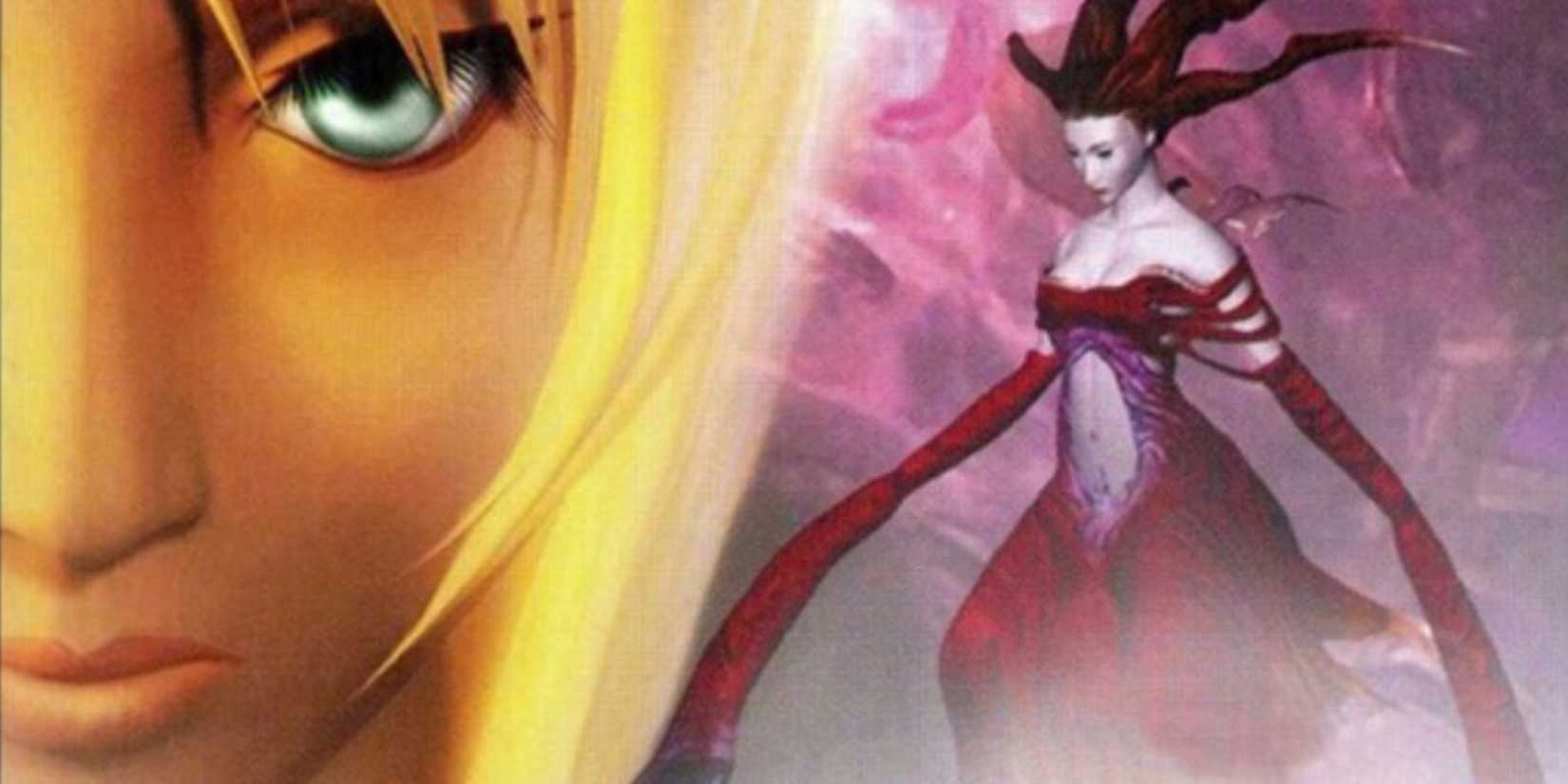 Parasite Eve box art with close up Aya Brea face