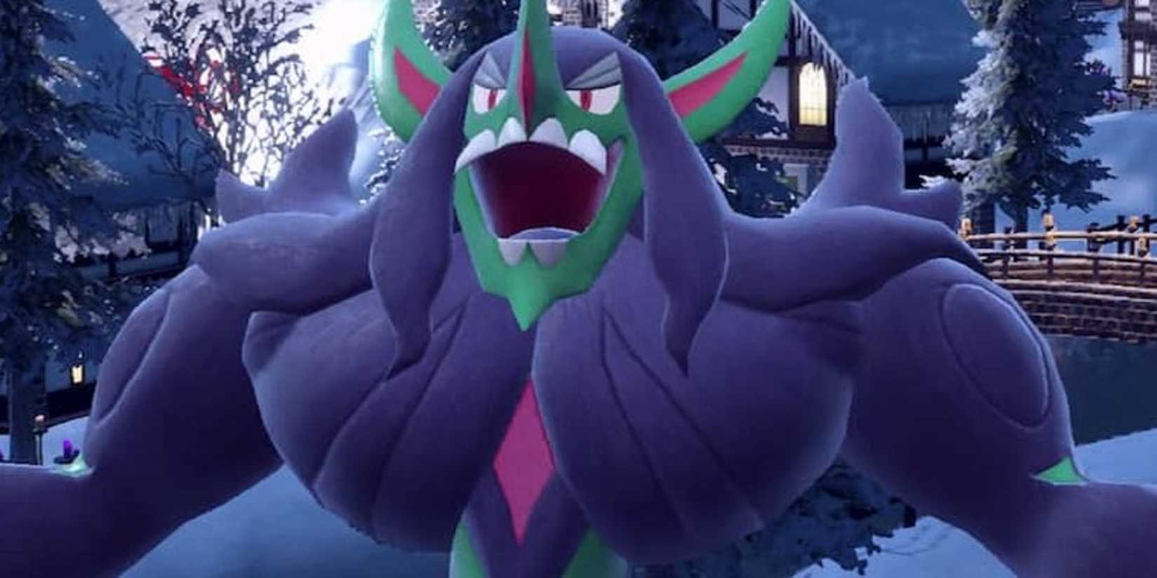 Pokemon Scarlet and Violet screenshot of Pokedex grimmsnarl