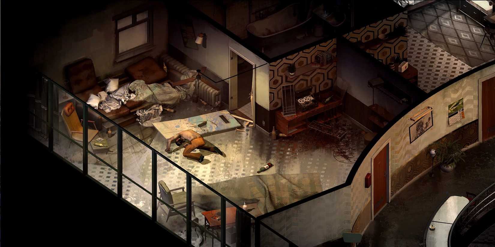Disco Elysium Hotel Room