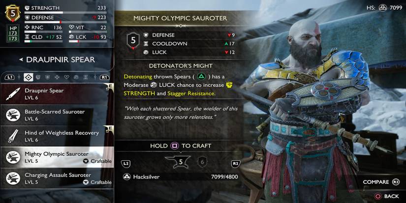 God Of War Ragnarok: 10 Best Draupnir Spear Handles, Ranked