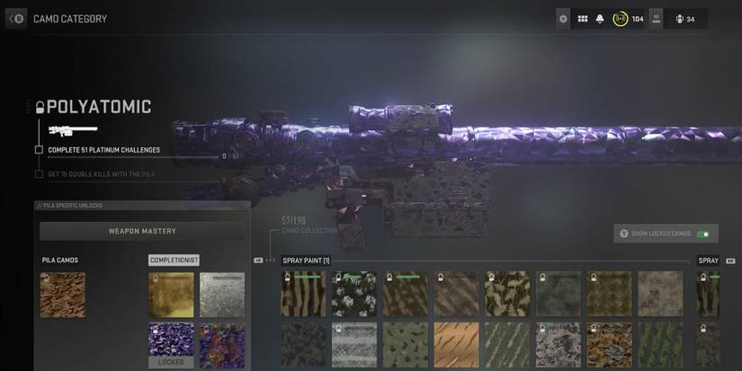 Leveling Up Launchers to Unlock Camo Challenges in Call Of Duty Modern ...
