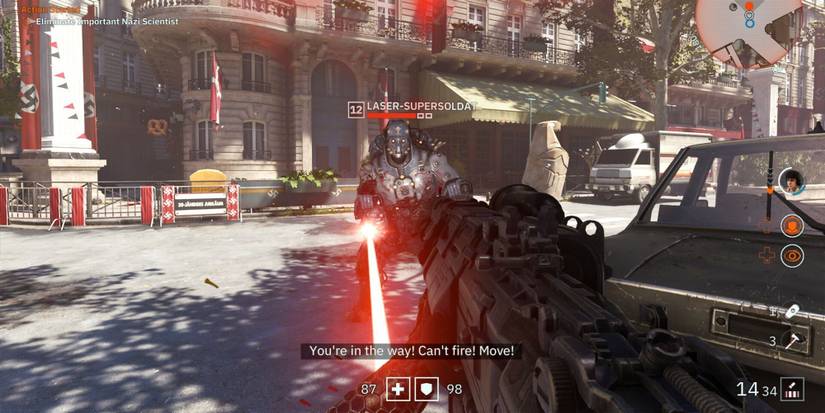 Wolfenstein Youngblood 2019 FPS in-game screenshot in combat by Machine Games