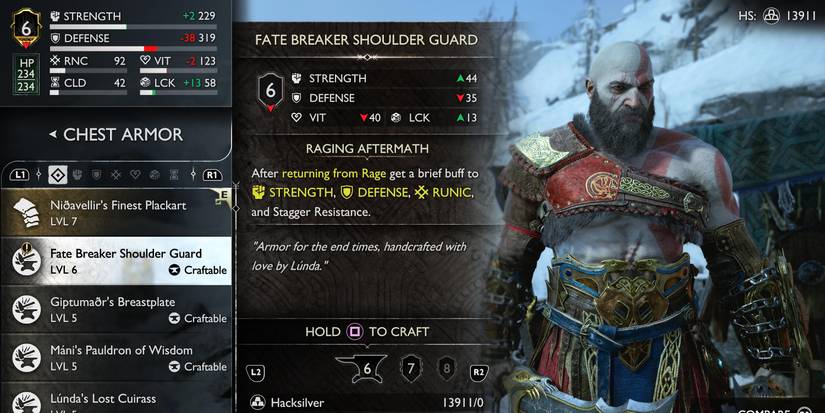 God Items Ragnarok God Of War Ragnarok: Crafting Guide