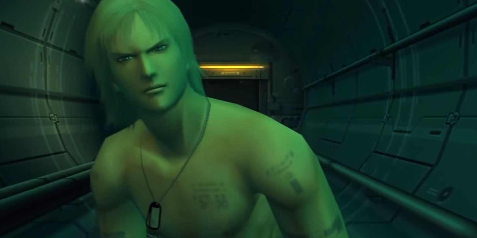 Raiden during the ending stages of Metal Gear Solid 2