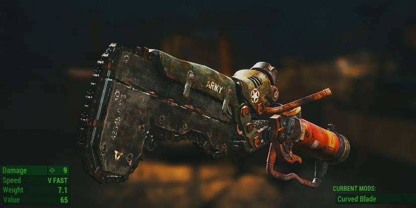 Two Handed Ripper Fallout Best Strongest Weapons How To Find Locations Fallout 4