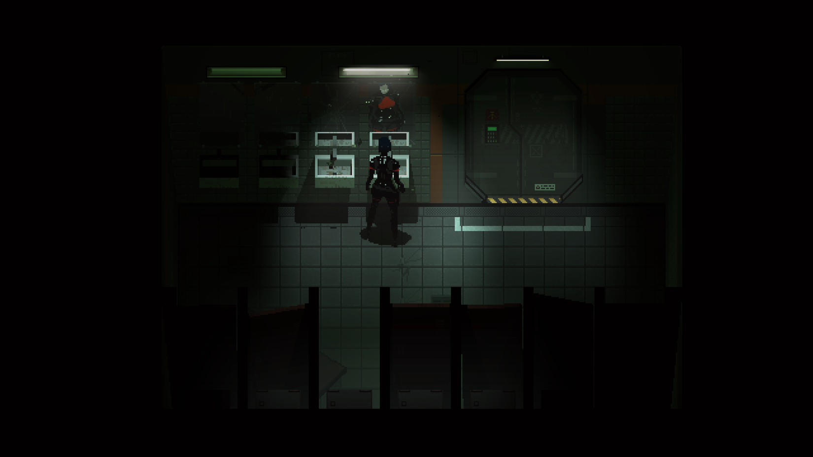 SIGNALIS bathroom mirror level scifi horror