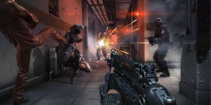 Wolfenstein The New Order 2014 Concept In-Game Design by Machine Games
