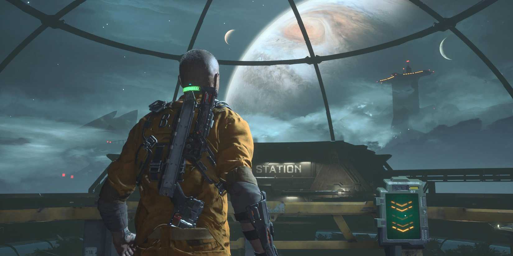 The Callisto Protocol Protagonist Staring Into Space