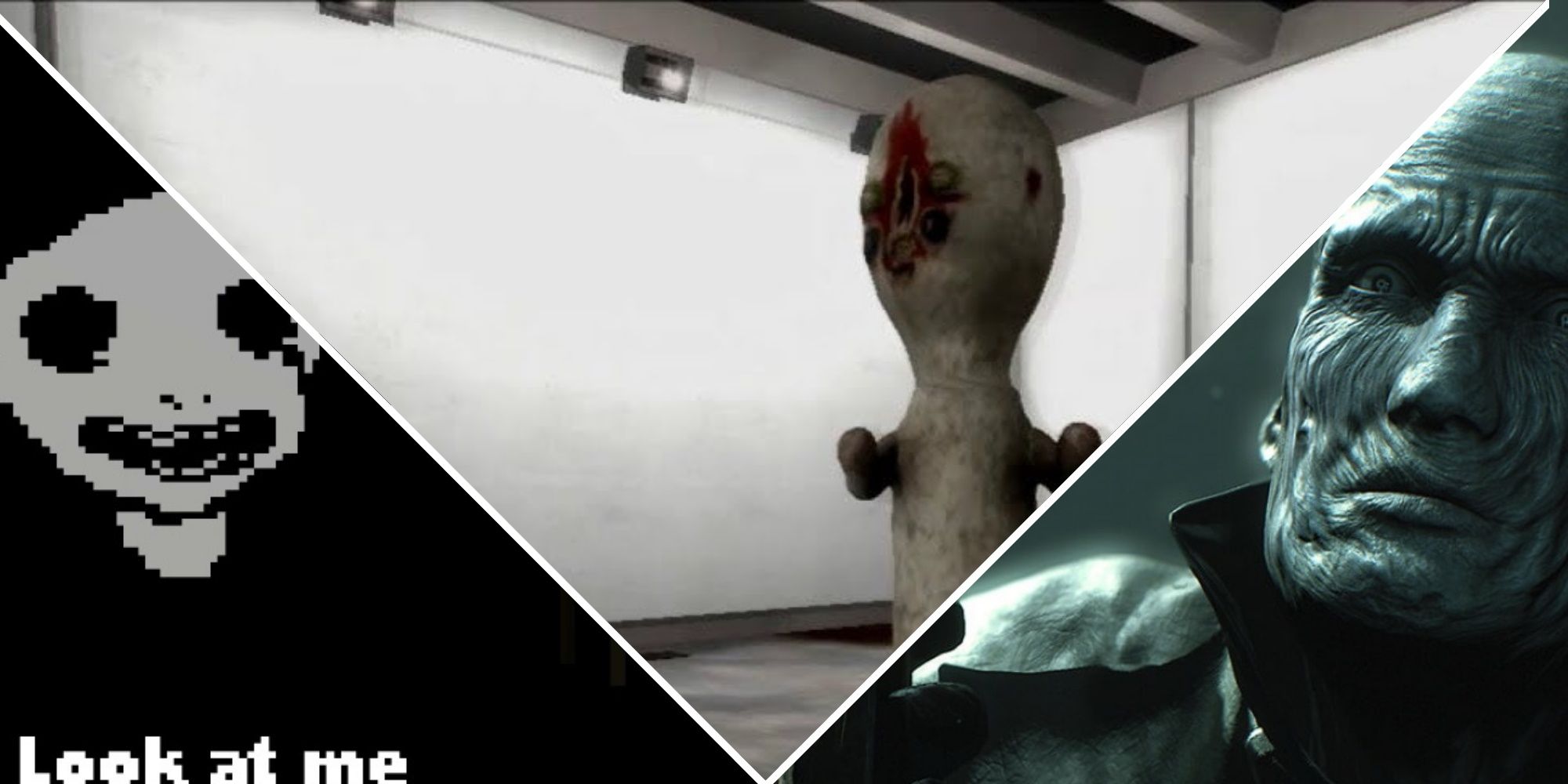 White Face, SCP-173, and Mr. X