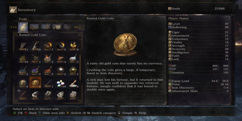 Ds1 Gold Rusted Coin All Burial Gifts Ranked Dark Souls 3