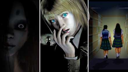 Collage of Best Games Like Fatal Frame (Kuon, Clock Tower 3, Twilight Syndrome)