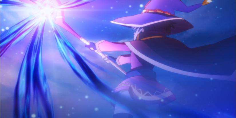 Megumin Using Magic 10 Strongest Magic Users In Anime