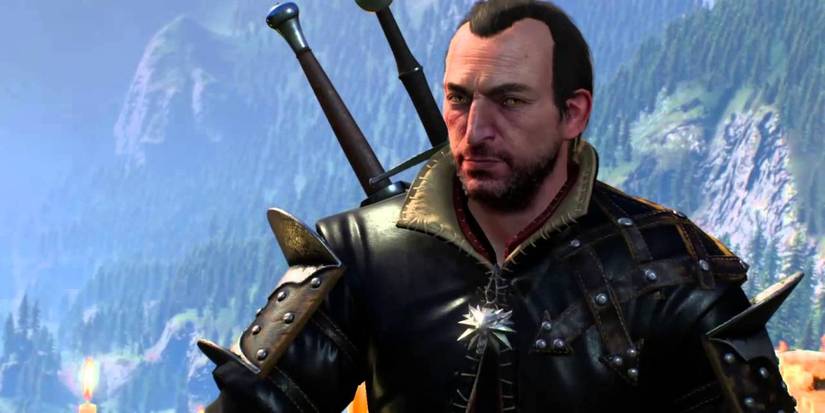 Lambert outside Kaer Morhen