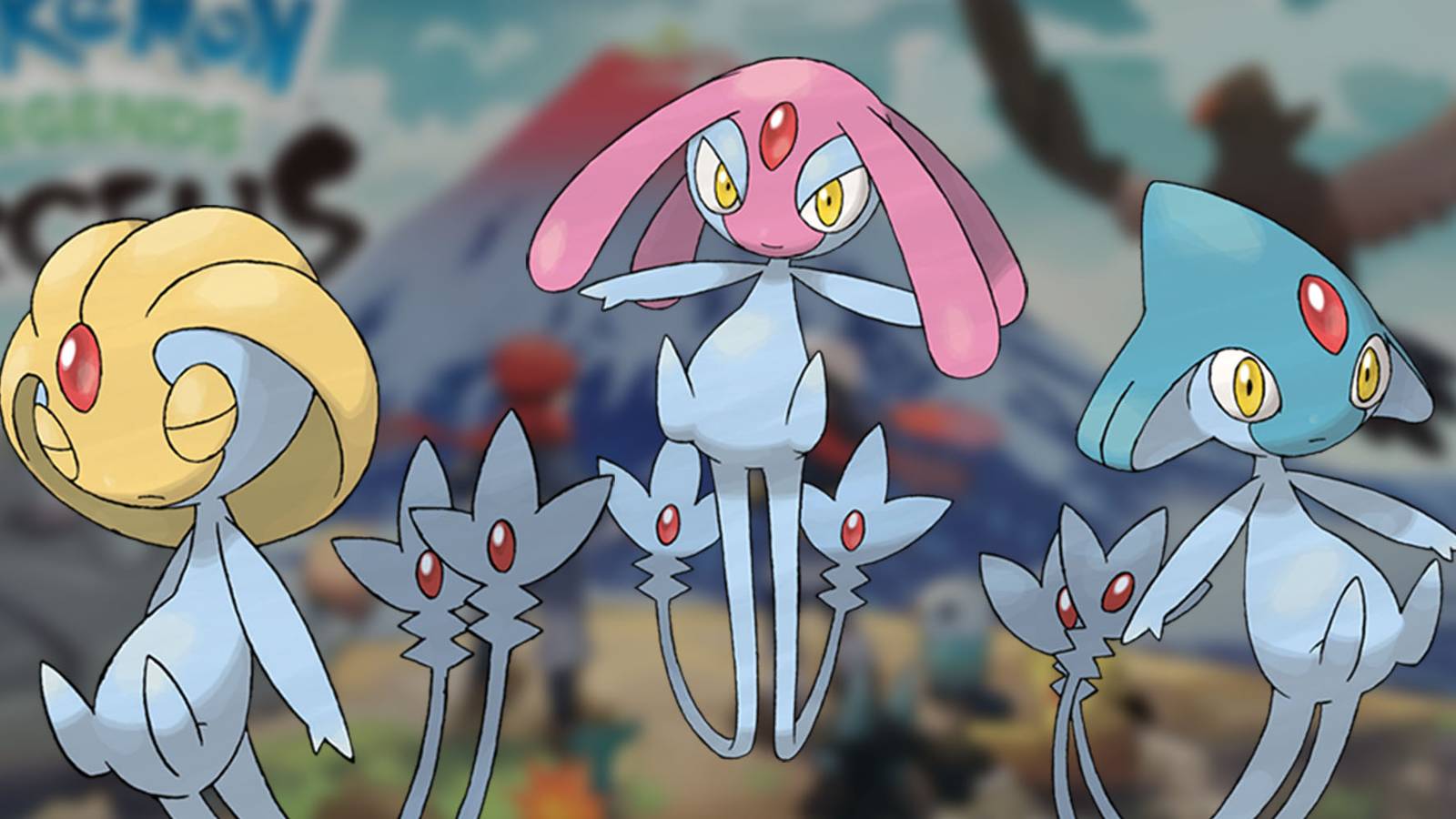 Pokemon Legends Arceus: How To Catch Uxie, Azelf, \u0026 Mesprit, image size:1600x900