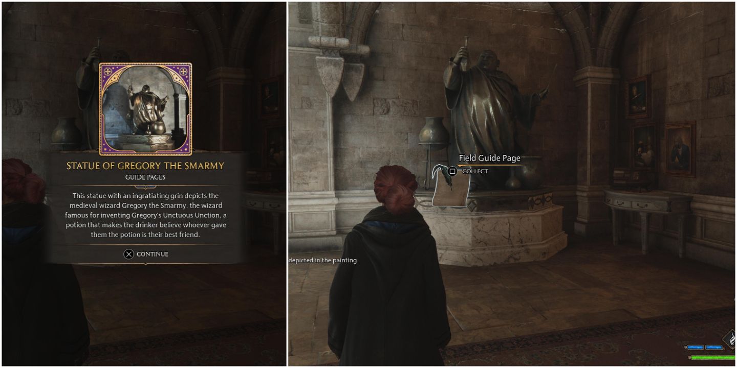Hogwarts Legacy Castle Field Guide puzzles: Learn how to find the ones  hidden in statues, torches, & moth paintings of Hogwarts