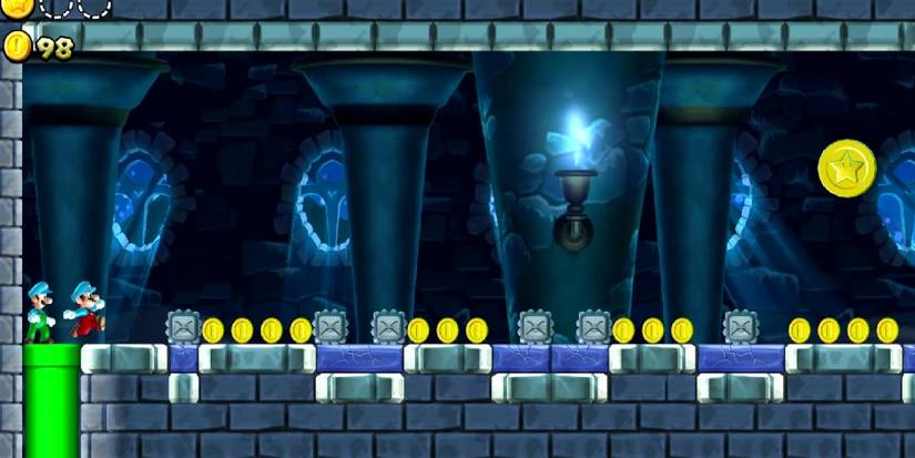 New Super Mario Bros. U Deluxe: All Frosted Glacier Star Coins