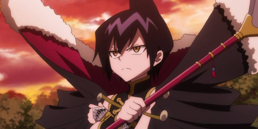 Tao Len de Shaman King prêt à combattre un adversaire