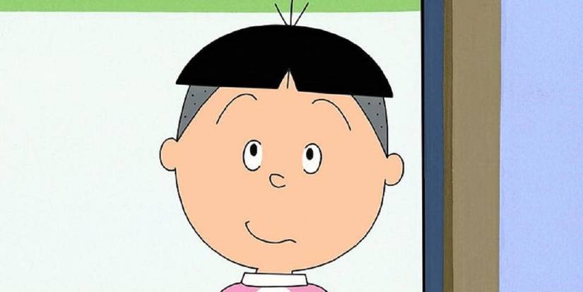 Mon garçon regarde bizarrement la caméra à Sazae-san 