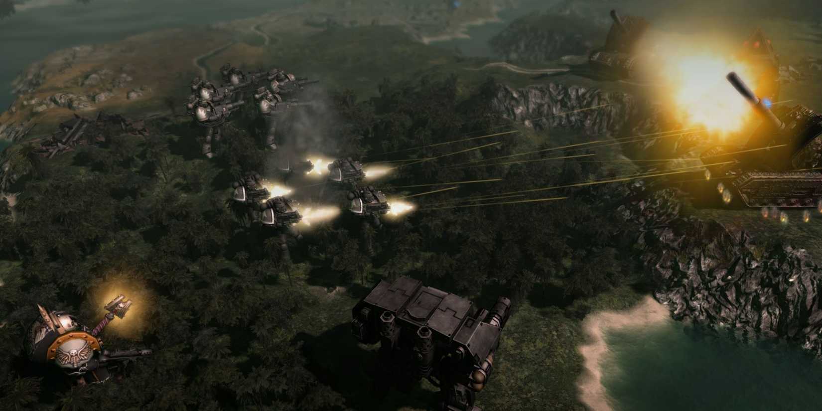  Gladius - Relics of War gameplay of Space Marines in combat