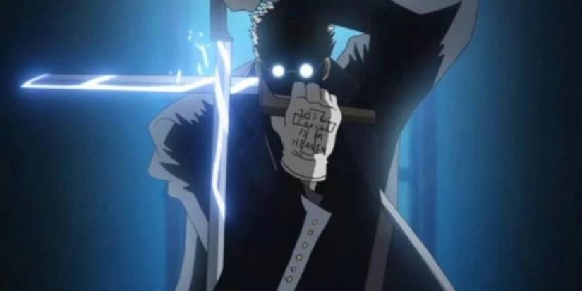 Anderson tenant ses deux épées (Hellsing)