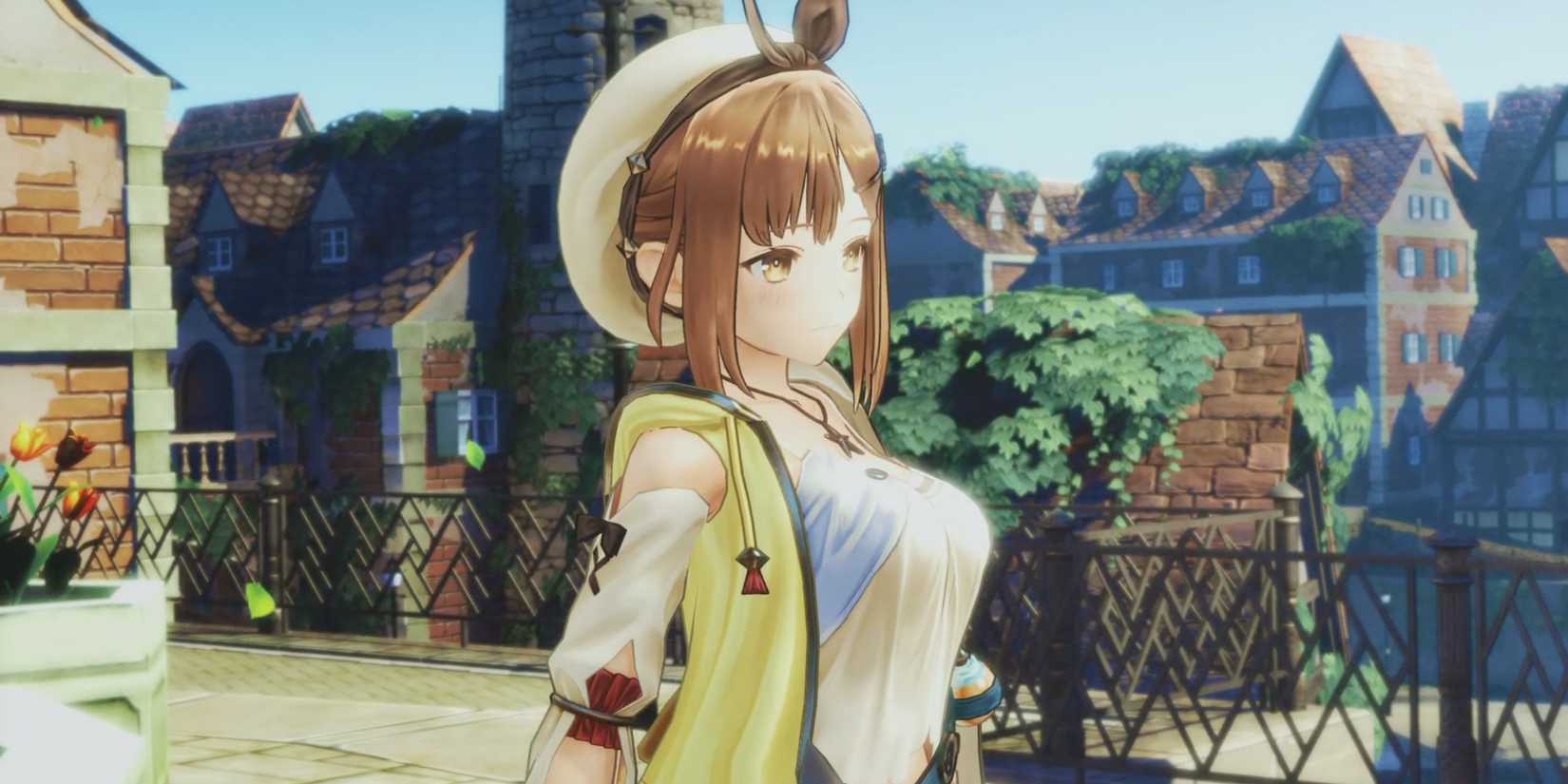  Ryza looking at the view of the city