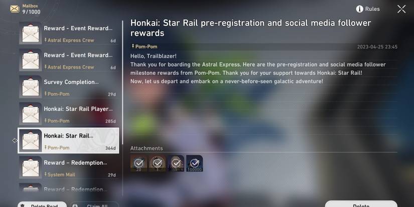Honkai Star Rail: Free 4-Star Characters List