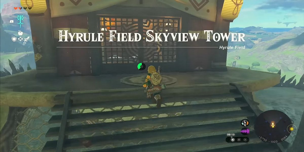 Hyrule Field Skyview Tower Unlock