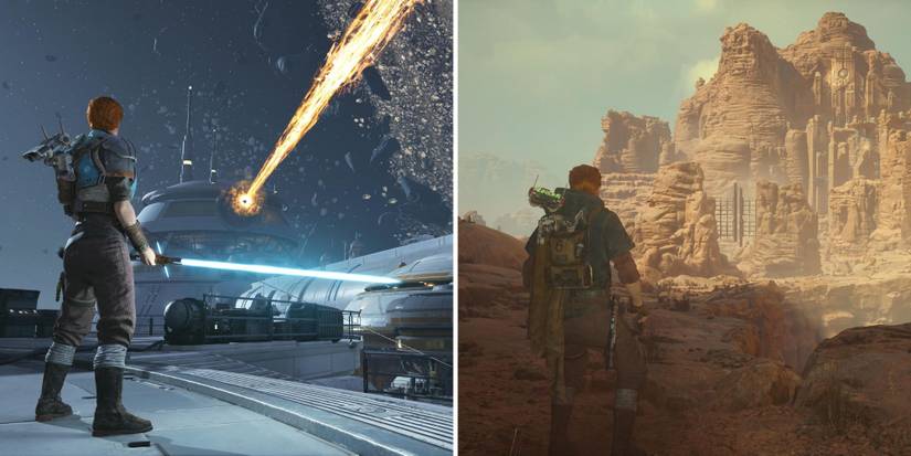 star wars jedi survivor cal exploring alien locations