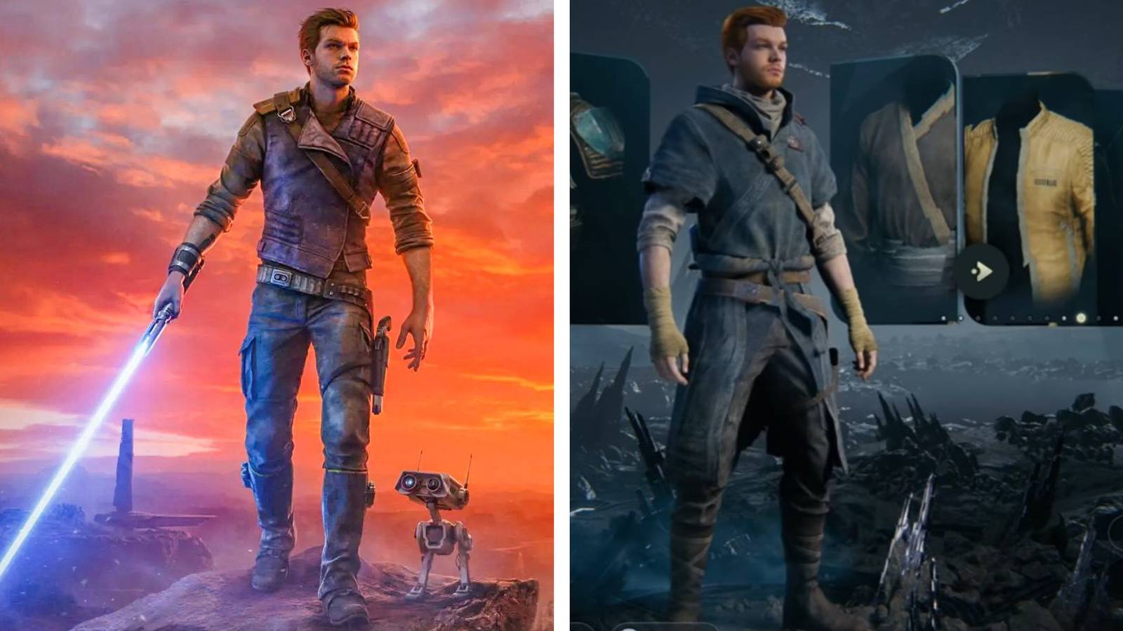 ea star wars jedi survivor wanderer outfit titlecard in menu