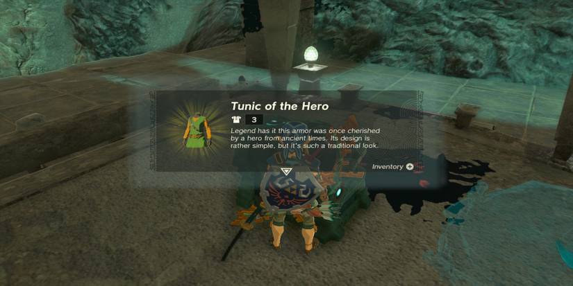 The Legend Of Zelda: Tears Of The Kingdom - Armor Of The Hero Set Location