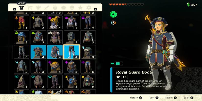 Guard Set Tears Of The Kingdom: Every Armor Set In The Game