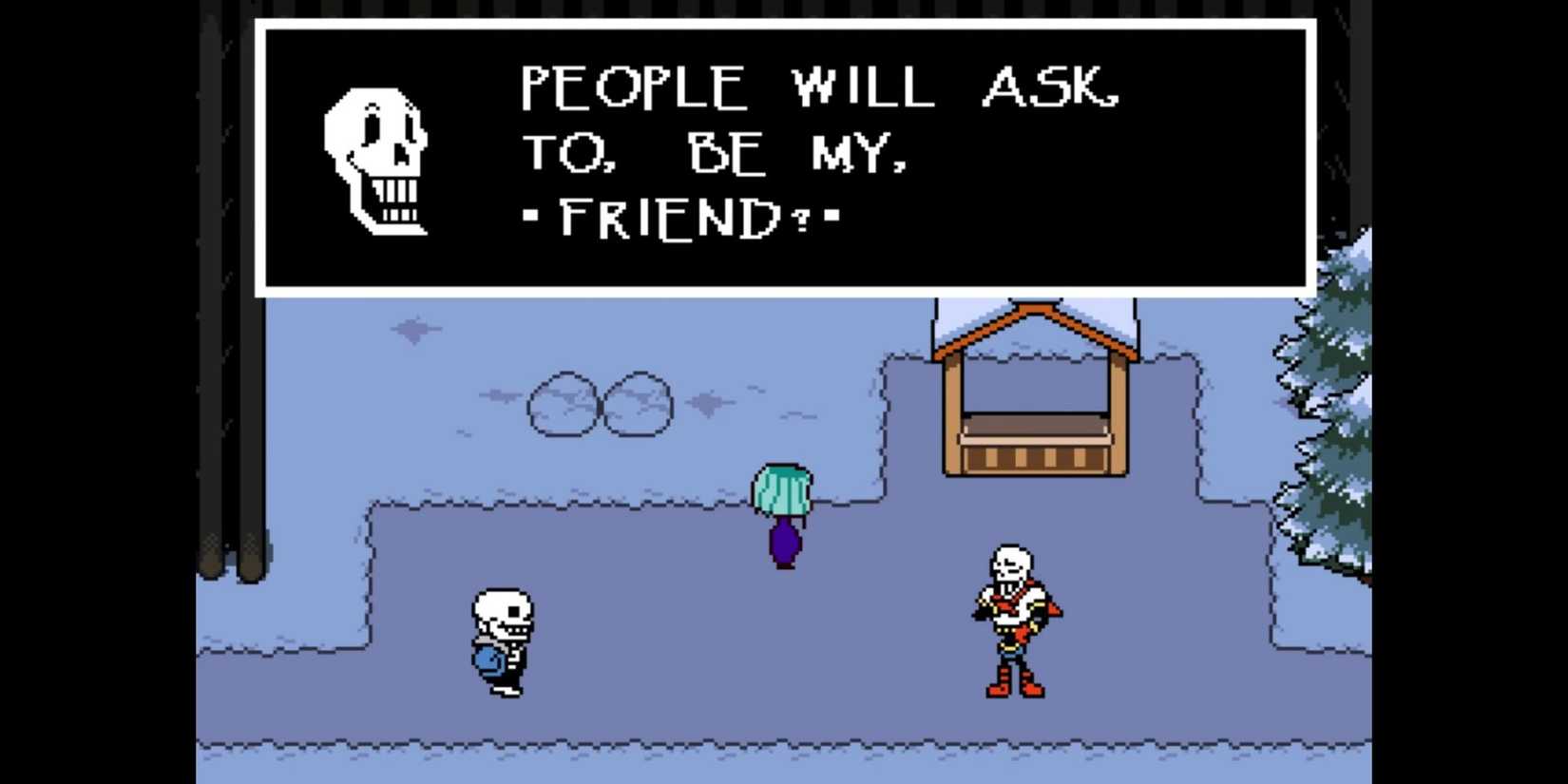 Undertale RPG Gameplay Sans and Papyrus