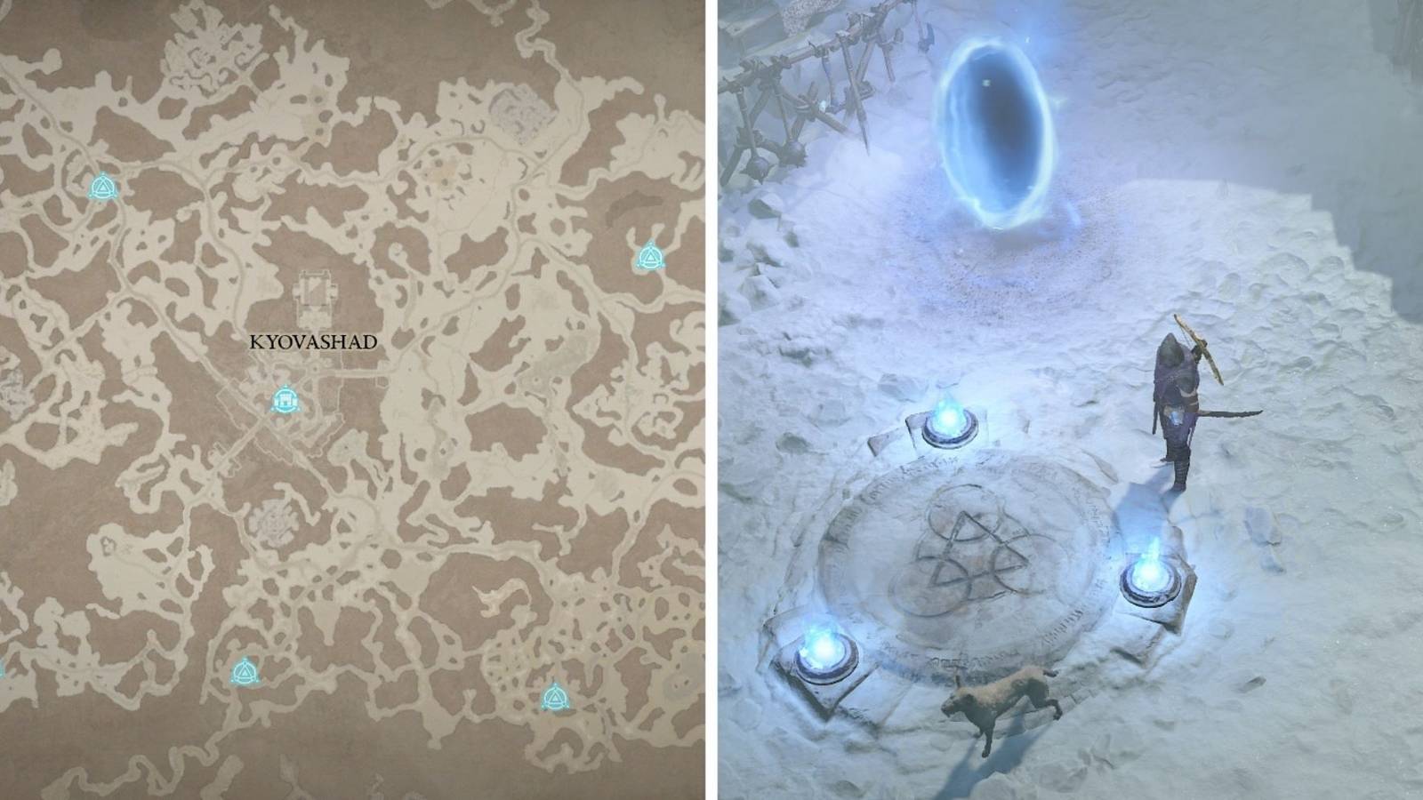 Diablo 4: All Waypoint Locations In Fractured Peaks