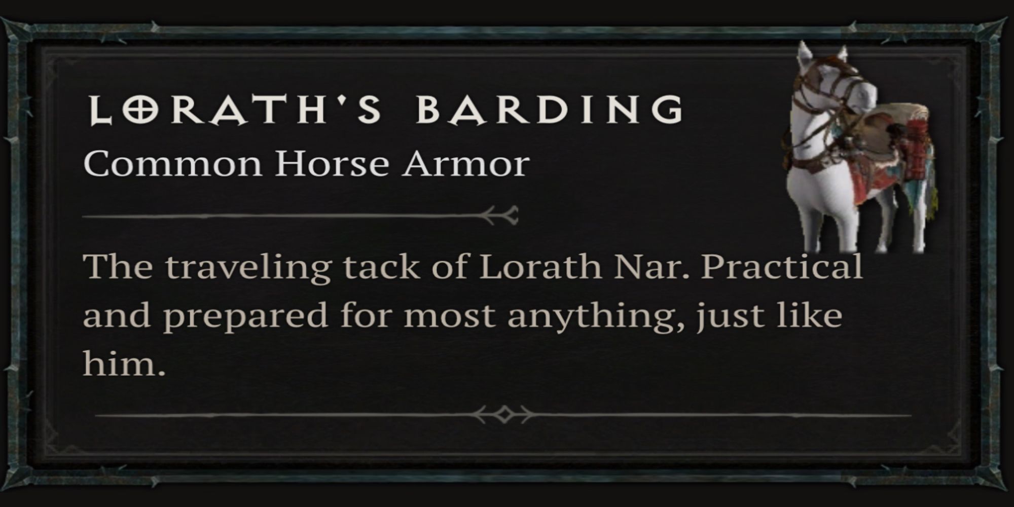 Diablo 4 Lorath’s Barding