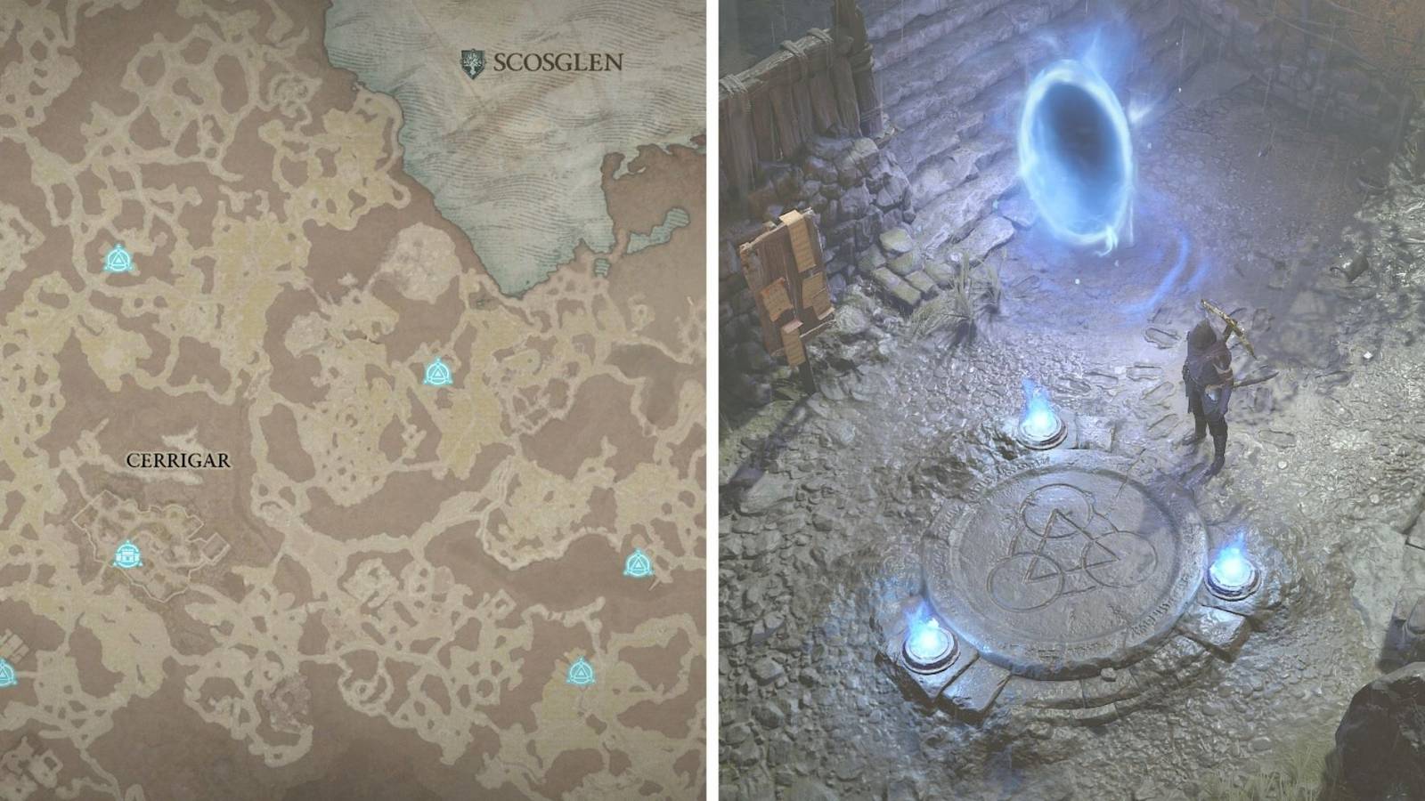Diablo 4: All Waypoint Locations In Scosglen