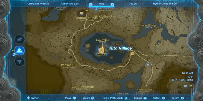 El Rito Map Tears of the Kingdom: How To Get Great Eagle Bow