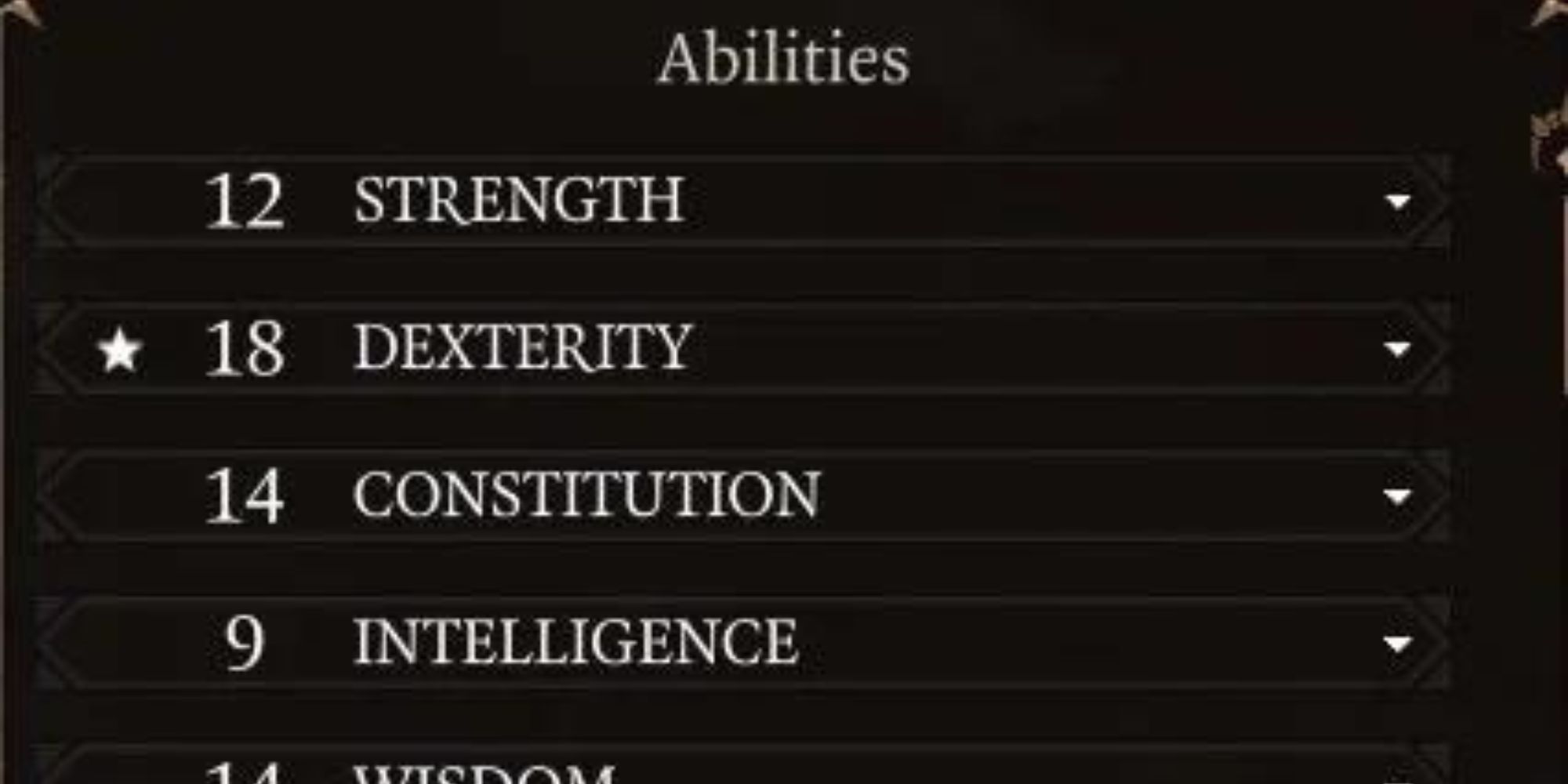 Baldur's Gate 3 feats Ability Improvement