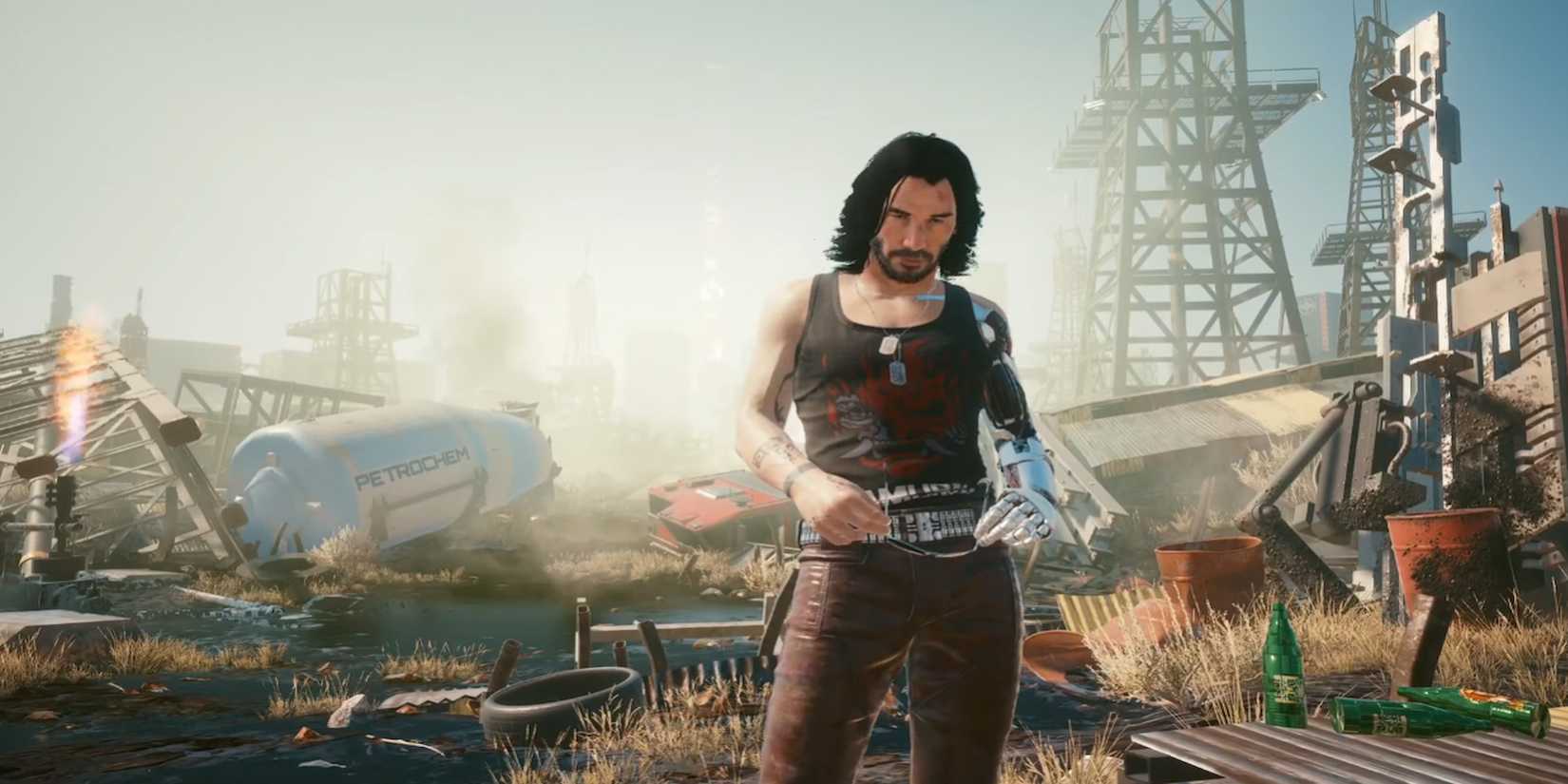 johnny silverhand talking with V beside his grave