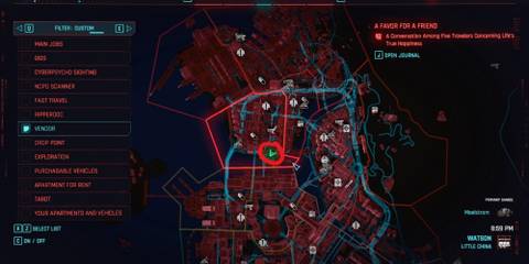 Cyberpunk 2077: All Netrunner Locations